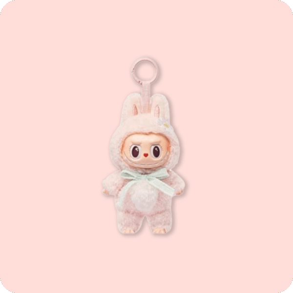 Labubu Keychain Mokoko Close to Sweet