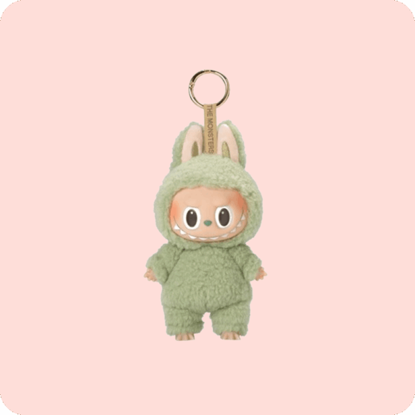 Labubu Keychain Tasty Macarons Green Grape