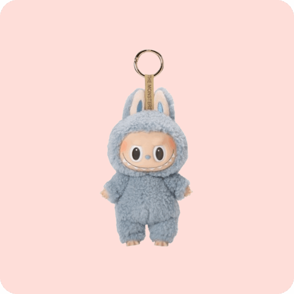 Labubu Keychain Tasty Macarons Sea Salt Cocount