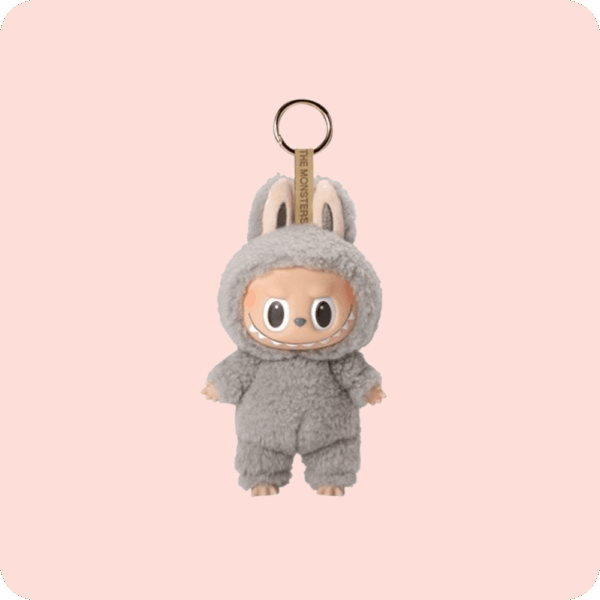 Labubu Keychain Tasty Macarons Sesame Bean